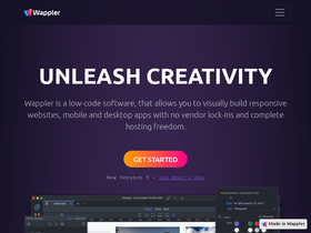 'wappler.io' screenshot