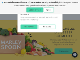 'marleyspoon.de' screenshot