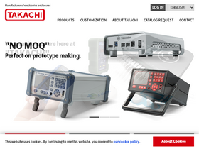 'takachi-enclosure.com' screenshot