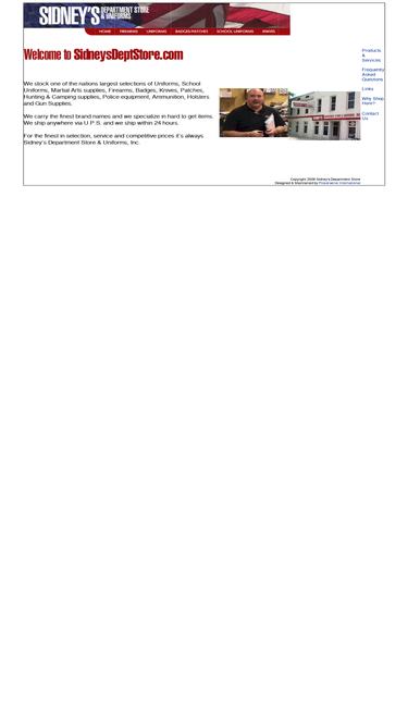 sidneysdeptstore.com