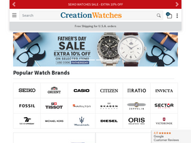 'creationwatches.com' screenshot