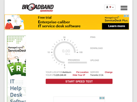 'broadbandspeedchecker.co.uk' screenshot