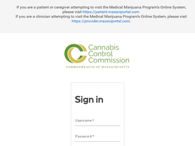 'massciportal.com' screenshot