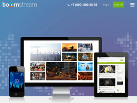 'boomstream.com' screenshot