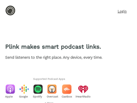 'plinkhq.com' screenshot