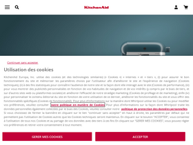 'kitchenaid.fr' screenshot