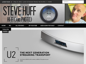 'stevehuffphoto.com' screenshot