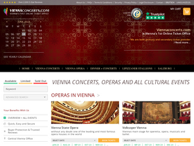 'viennaconcerts.com' screenshot