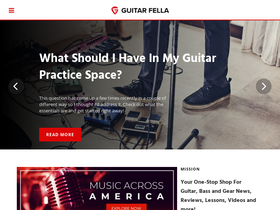 'guitarfella.com' screenshot