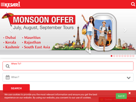 'kesari.in' screenshot