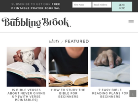 'likeabubblingbrook.com' screenshot