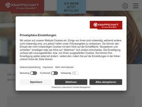 'knappschaft.de' screenshot