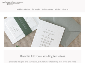 'deciduouspress.com.au' screenshot