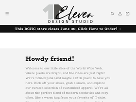 11elevendesignstudio.com homepage screenshot