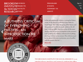 'thebrooklyninstitute.com' screenshot