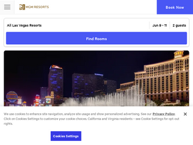 'luxor.mgmresorts.com' screenshot