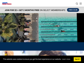 'californiafamilyfitness.com' screenshot