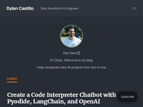 'dylancastillo.co' screenshot