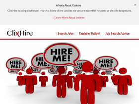 'clixhire.com' screenshot
