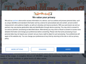 'traditionalmusic.co.uk' screenshot