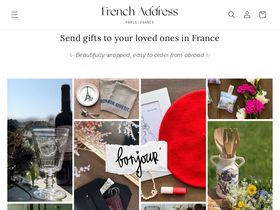 french-address.com homepage screenshot