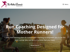 'themotherrunners.com' screenshot