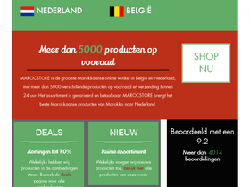 marocstore.nl homepage screenshot