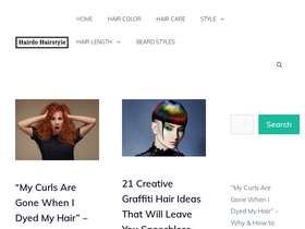 'hairdohairstyle.com' screenshot