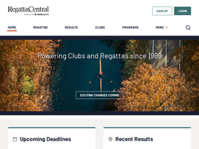 'regattacentral.com' screenshot