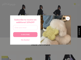 mochipop.co homepage screenshot