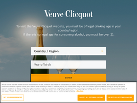 'veuveclicquot.com' screenshot
