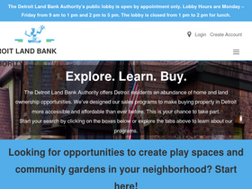 'buildingdetroit.org' screenshot
