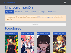 'lectormanga.com' screenshot