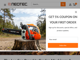 Neotecworld homepage screenshot