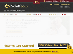 'schiffgold.com' screenshot