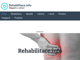 'rehabilitace.info' screenshot