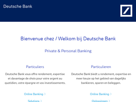 'deutschebank.be' screenshot
