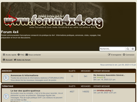 'forum4x4.org' screenshot