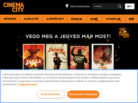 'cinemacity.hu' screenshot