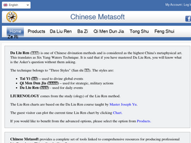 'chinesemetasoft.com' screenshot