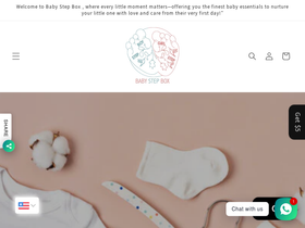 babystepbox.store homepage screenshot