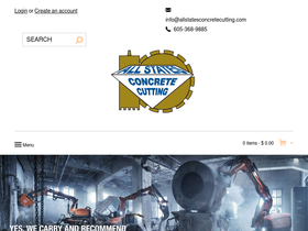 allstatesconcretecutting.com homepage screenshot