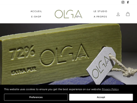 olga-editions.com homepage screenshot