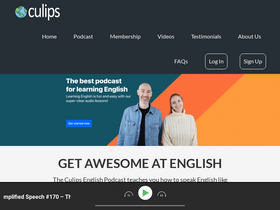 'culips.com' screenshot