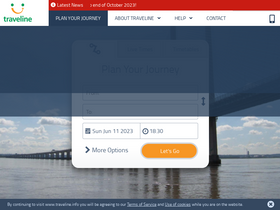 'traveline.info' screenshot