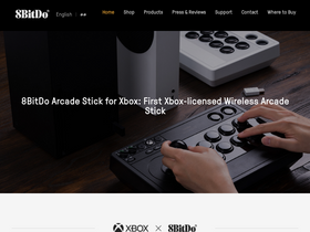 '8bitdo.com' screenshot