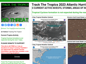 'trackthetropics.com' screenshot