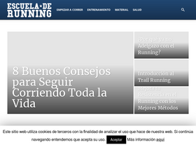 'escueladerunning.com' screenshot