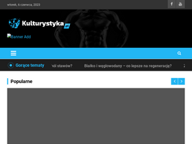 'kulturystyka.pl' screenshot