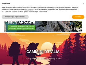 'camminiditalia.org' screenshot